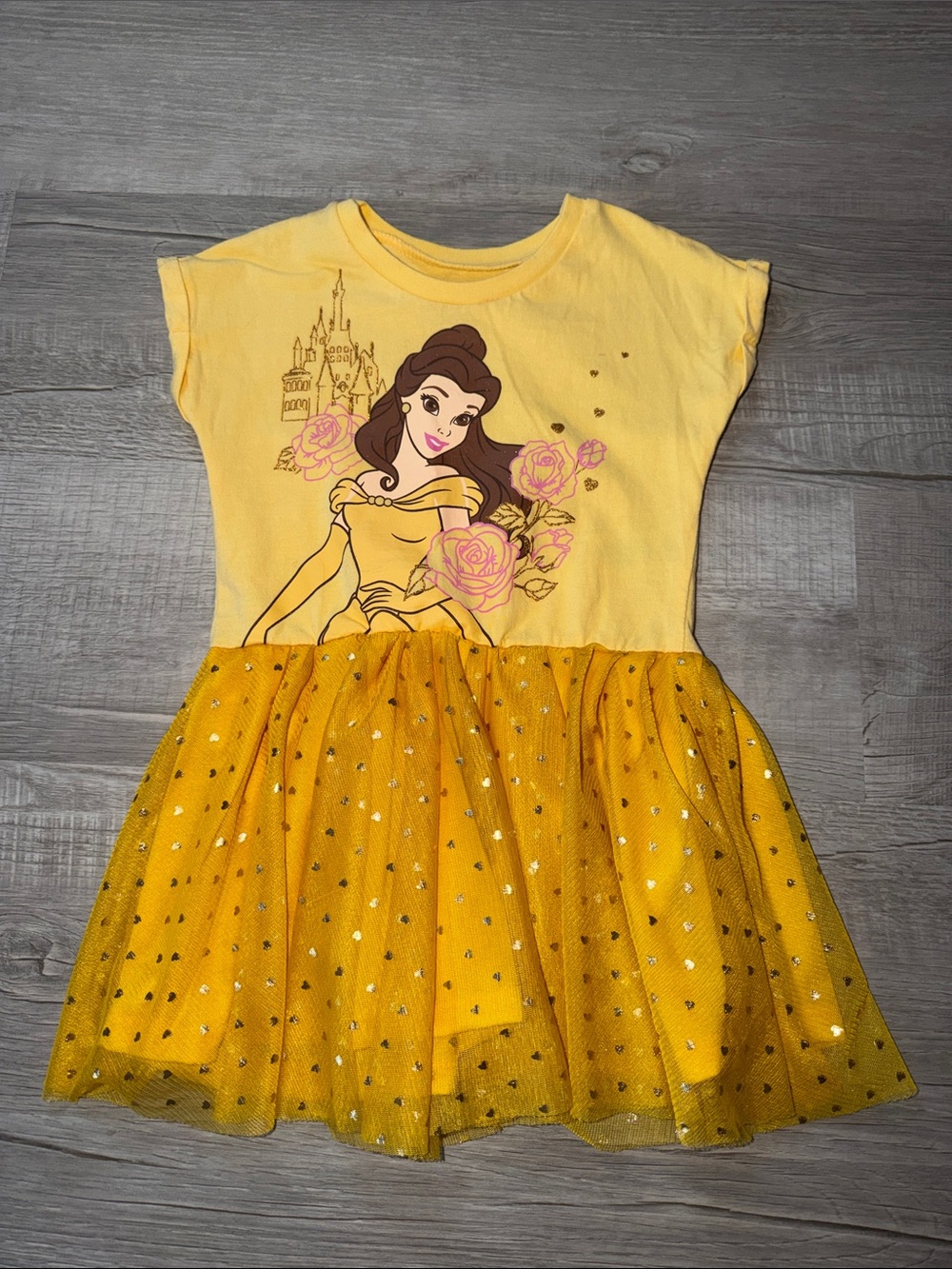 Disney Belle Tulle Skirt Kids Dress